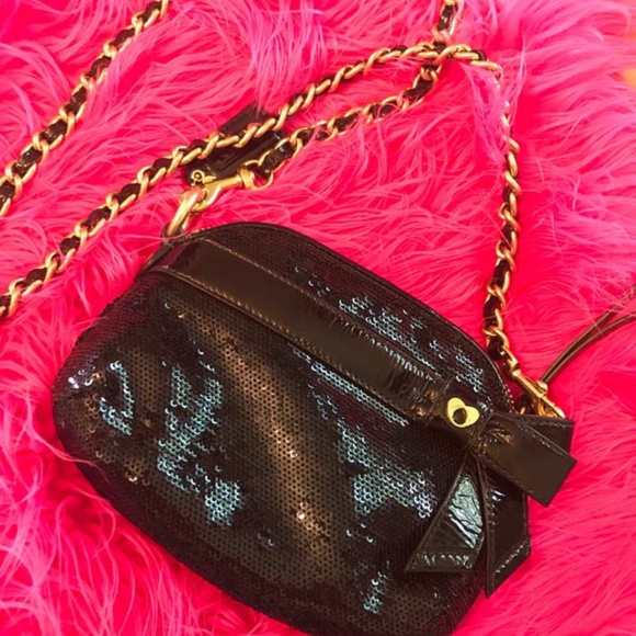 Coach Handbags - Rare! Coach Black Sequin Crossbody Bag